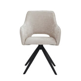 Chaise de salle à manger Emma - Chenille beige